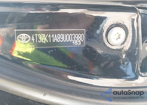 2009 Toyota Venza Base V6 from USA, damaged, VIN 4T3ZK11A89U003980